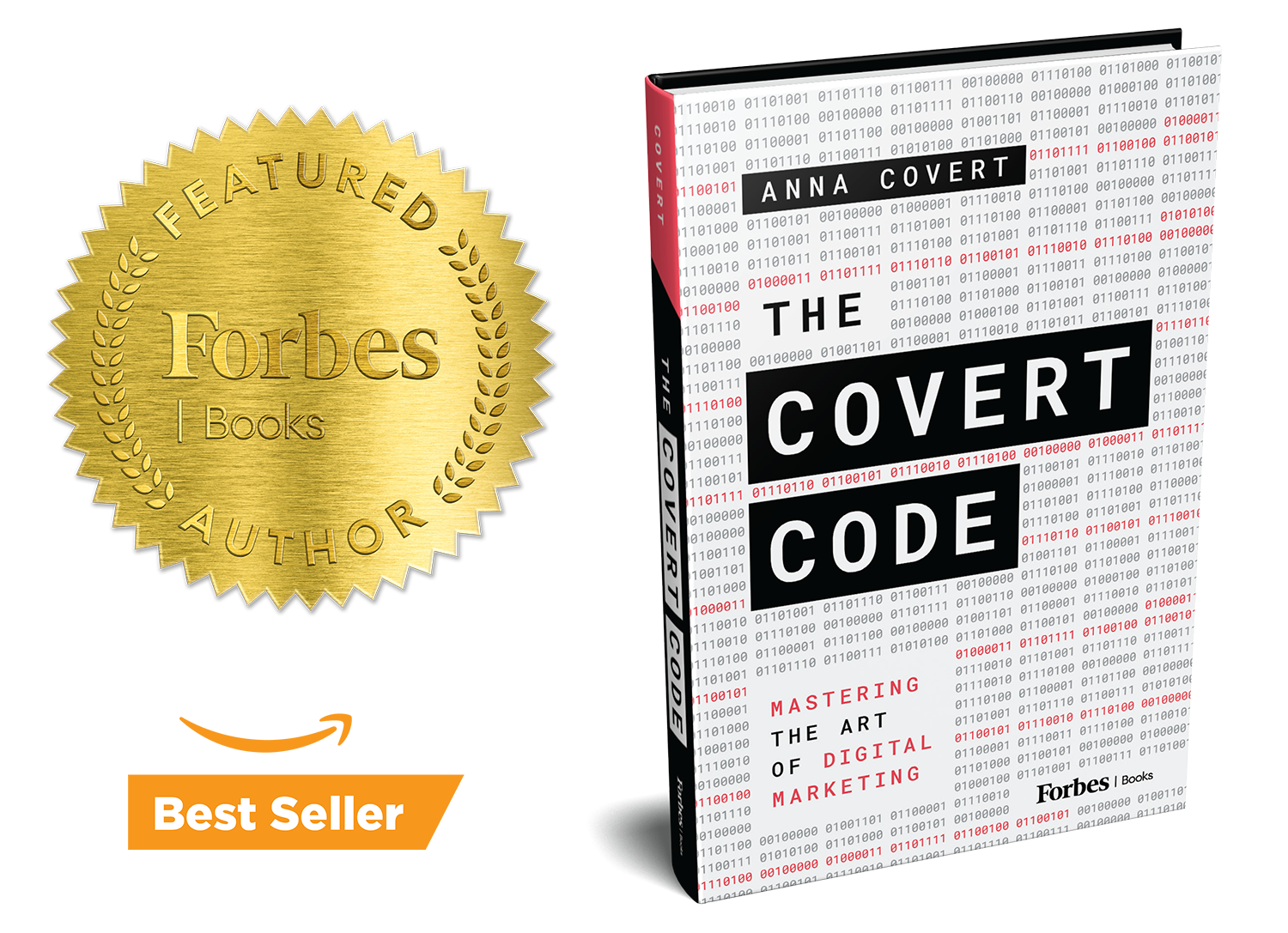 Anna Covert, best-selling author of The Covert Code and featured Forbes Books author in digital marketing.