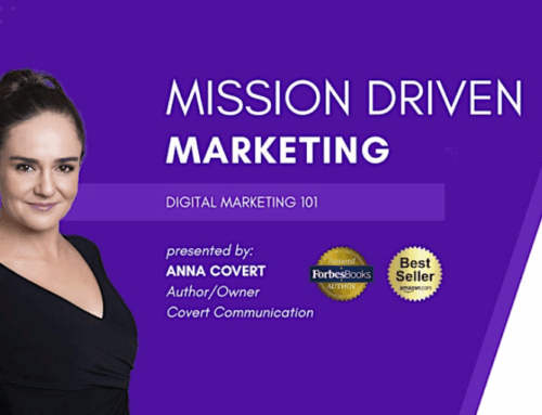 Anna Covert to Lead “Mission-Driven Marketing: A Digital Marketing 101 Workshop”