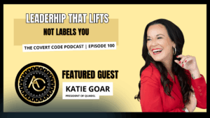 Katie Goar Covert Code Banner